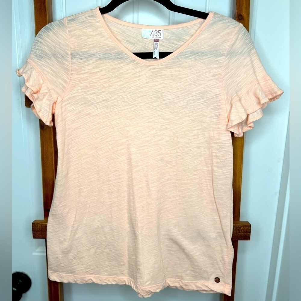 Girls Matilda Jane ruffle sleeve top